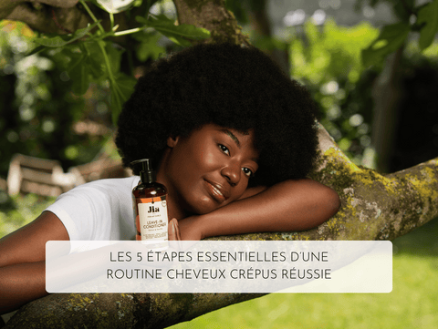Routine cheveux crépus