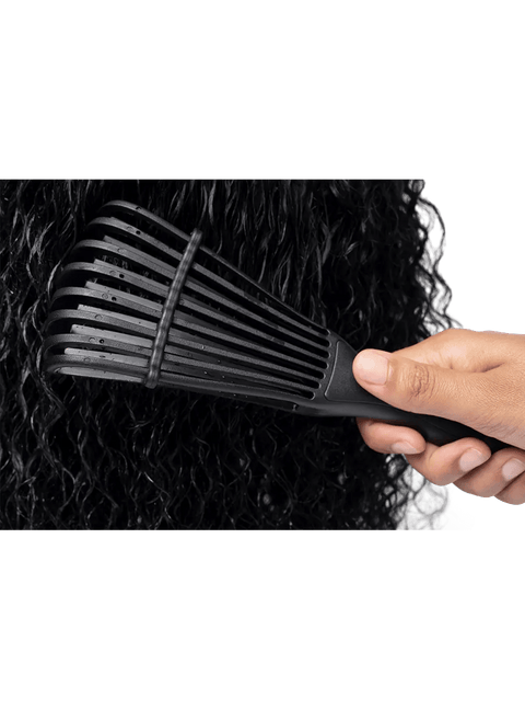 Brosse Démêlante - brosse à cheveux démêlante pour cheveux ondulés, bouclés, frisés et crépus.