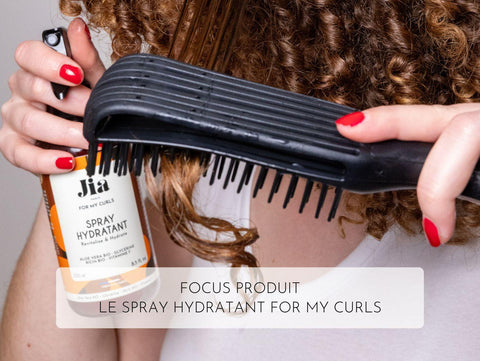Découvrez le Spray Hydratant idéal pour les cheveux bouclés : le secret de boucles hydratées et définies - Jia Paris