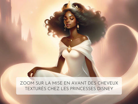 Zoom sur la mise en avant des cheveux texturés chez Les Princesses Disney - Jia Paris