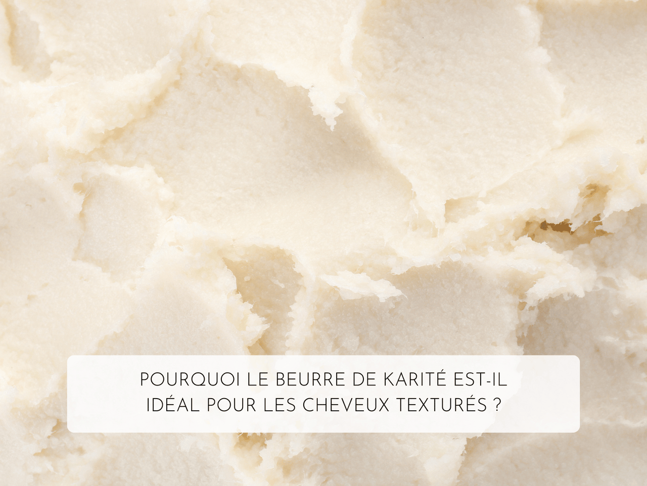 Karité : le secret des cheveux texturés nourris – Jia Paris