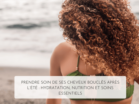 Cheveux bouclés été 