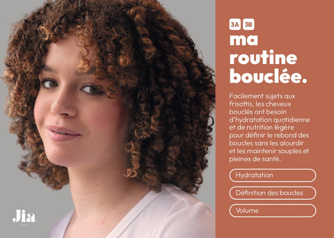 Routine cheveux bouclés - Jia Paris