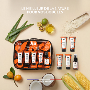 Kit de viaje para cabello rizado y encrespado