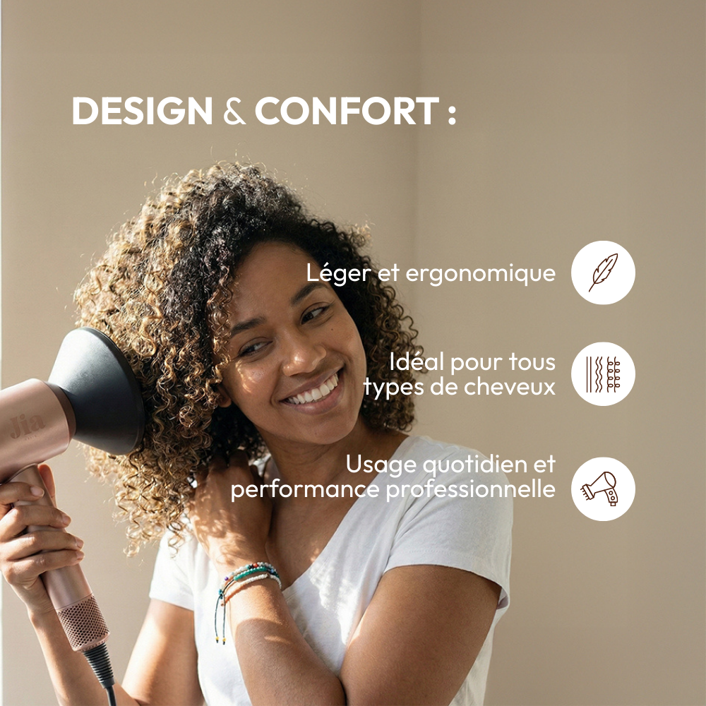 Sèche-Cheveux Ionique - Jia Paris