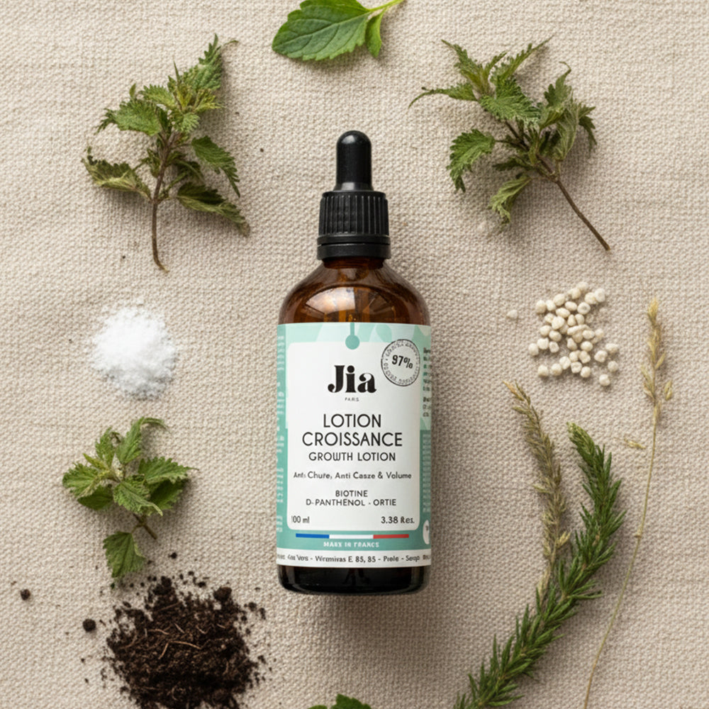 Lotion croissance : stimule et fortifie les cheveux - Jia Paris