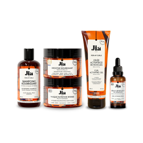 Combo pour routine cheveux frisés pour les cheveux texturés  - Jia Paris