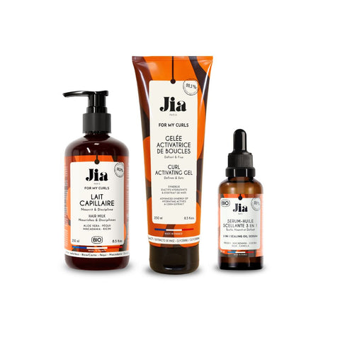 Routine définissante cheveux bouclés - Jia Paris 
