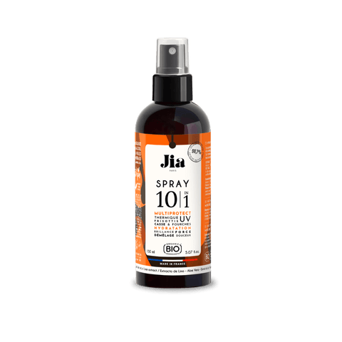 Spray 10 en 1 Multiprotect, soin sans rinçage pour cheveux texturés, ingrédients d'origine naturelle.