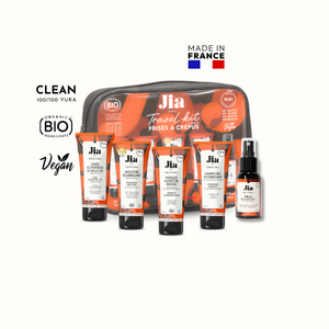 Kit de viaje para cabello rizado y encrespado