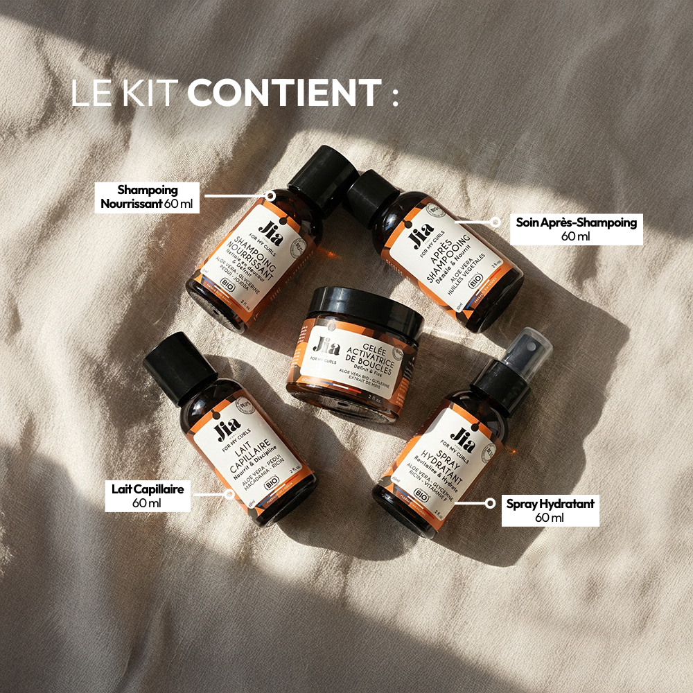 Travel Kit Ondulés à Bouclés - Jia Paris