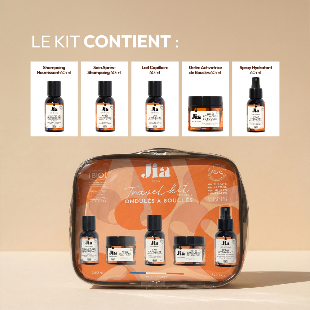 Travel Kit Ondulés à Bouclés - Jia Paris