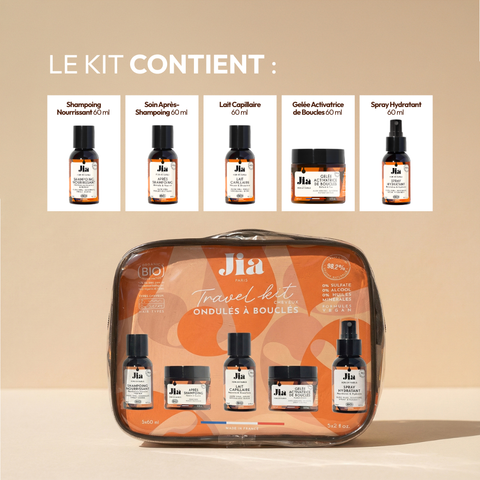 Travel Kit Ondulés à Bouclés - Jia Paris