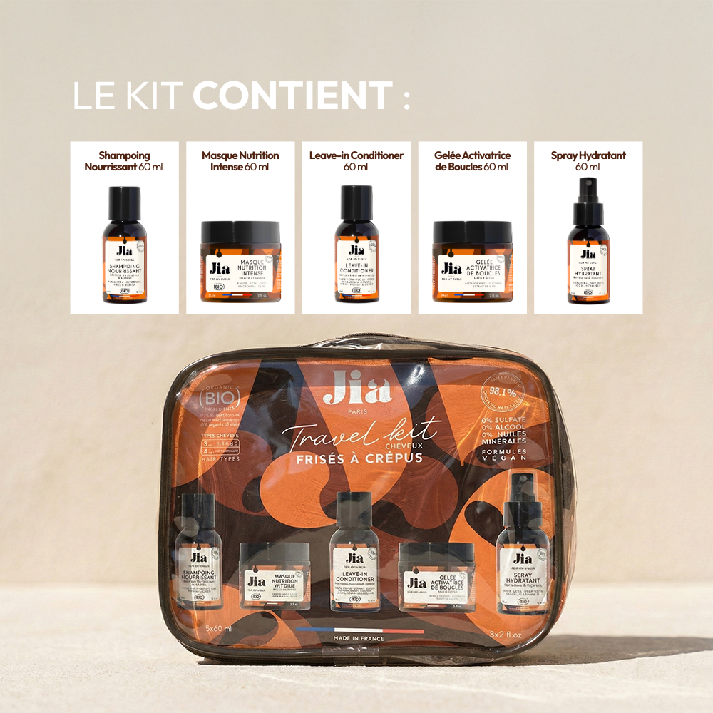 Travel Kit Frisés à Crépus - Jia Paris