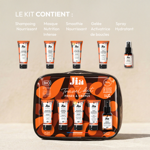 Kit de viaje para cabello rizado y encrespado