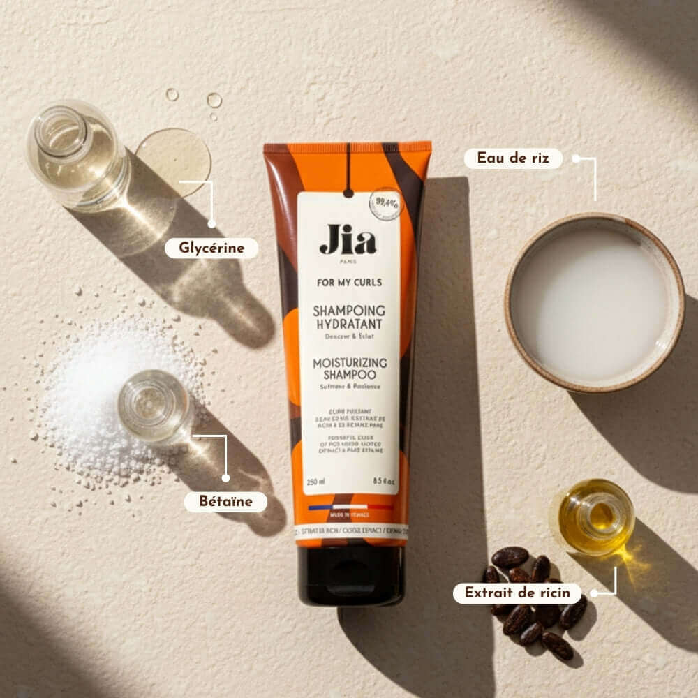 Shampoing Hydratant pour tout type de cheveux - Jia Paris
