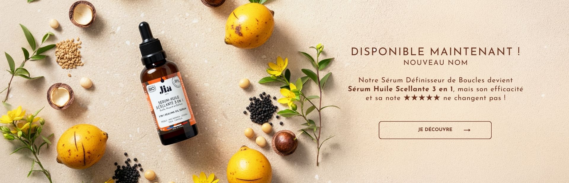 Sérum Huile Scellante 3 en 1